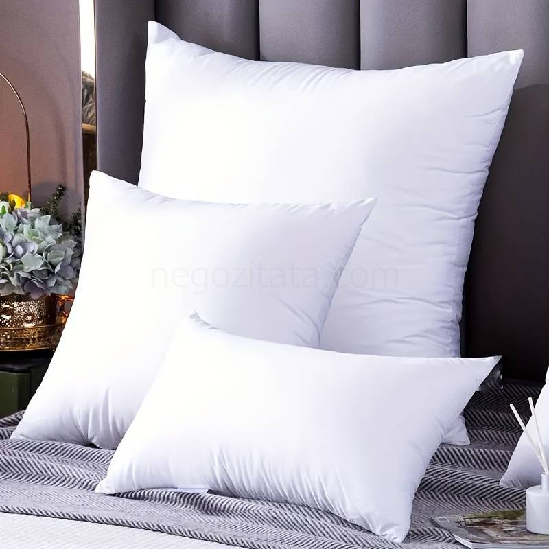 (image for) 1pc Soft And Fluffy Throw Pillow Inserts, White Pillow Core, For Sofas And Beds Couch Bedroom Home Decor