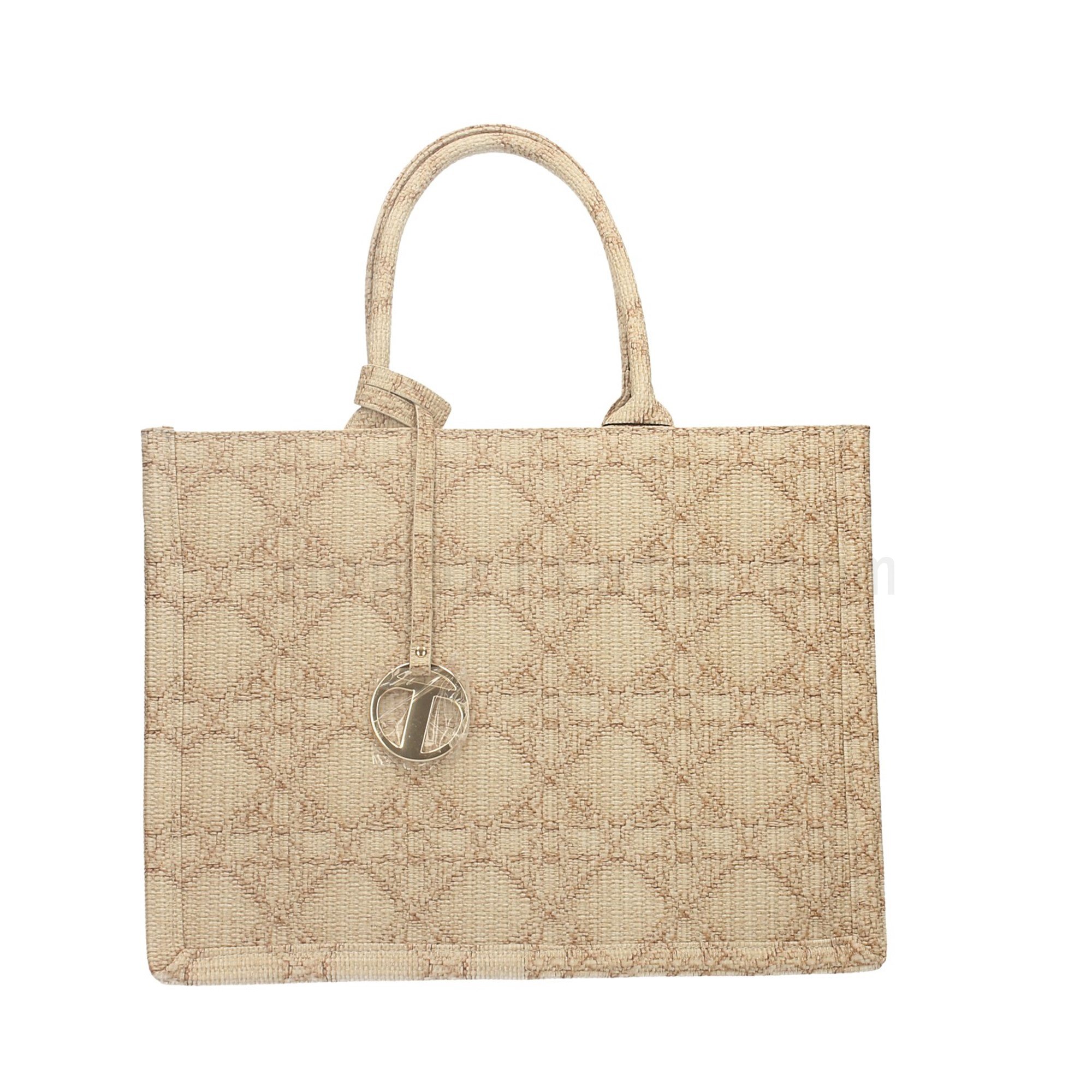 (image for) Acquista Online Shopper bag beige in paglia. Online
